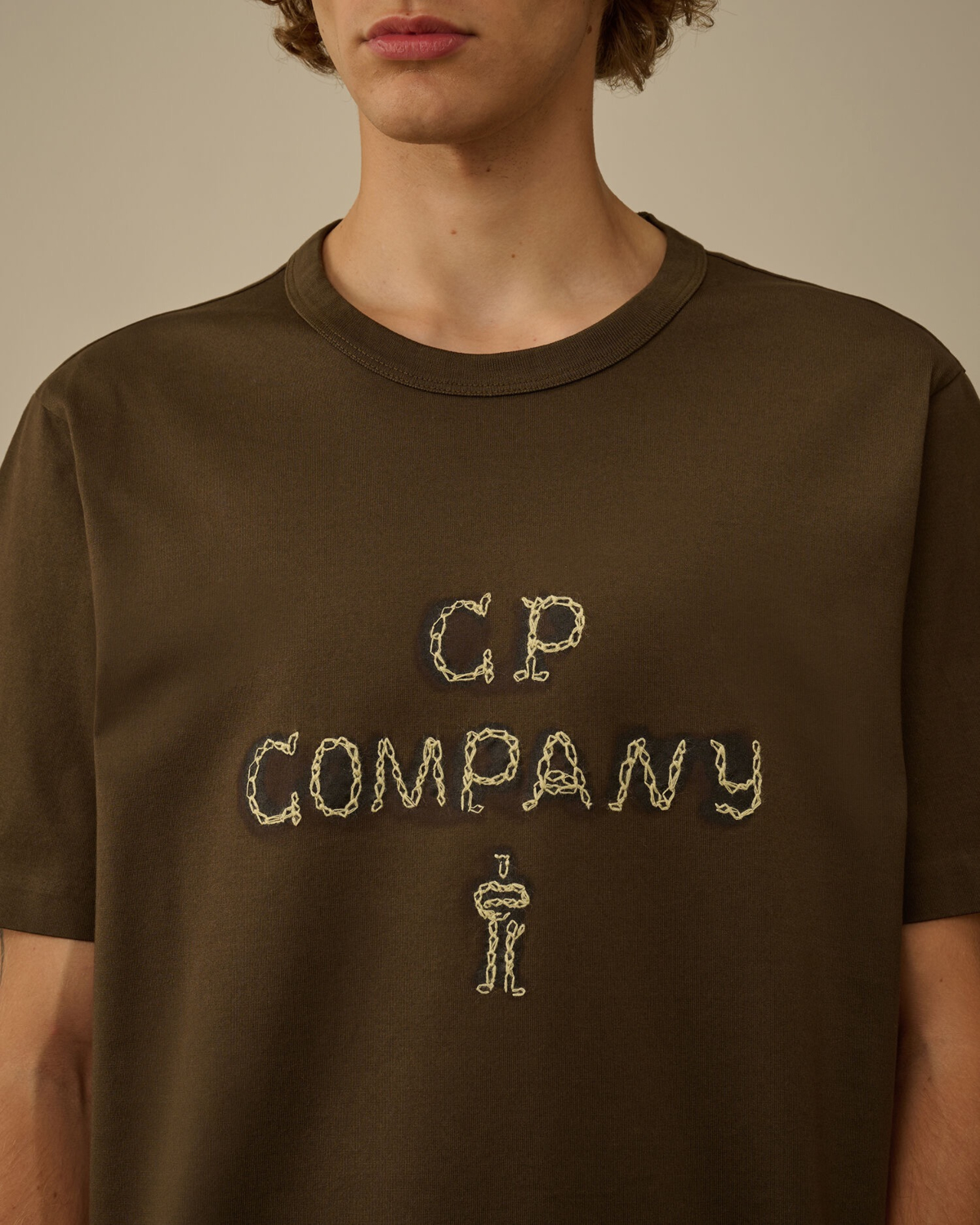 Cp Company T-shirt 19cmts111a Groen