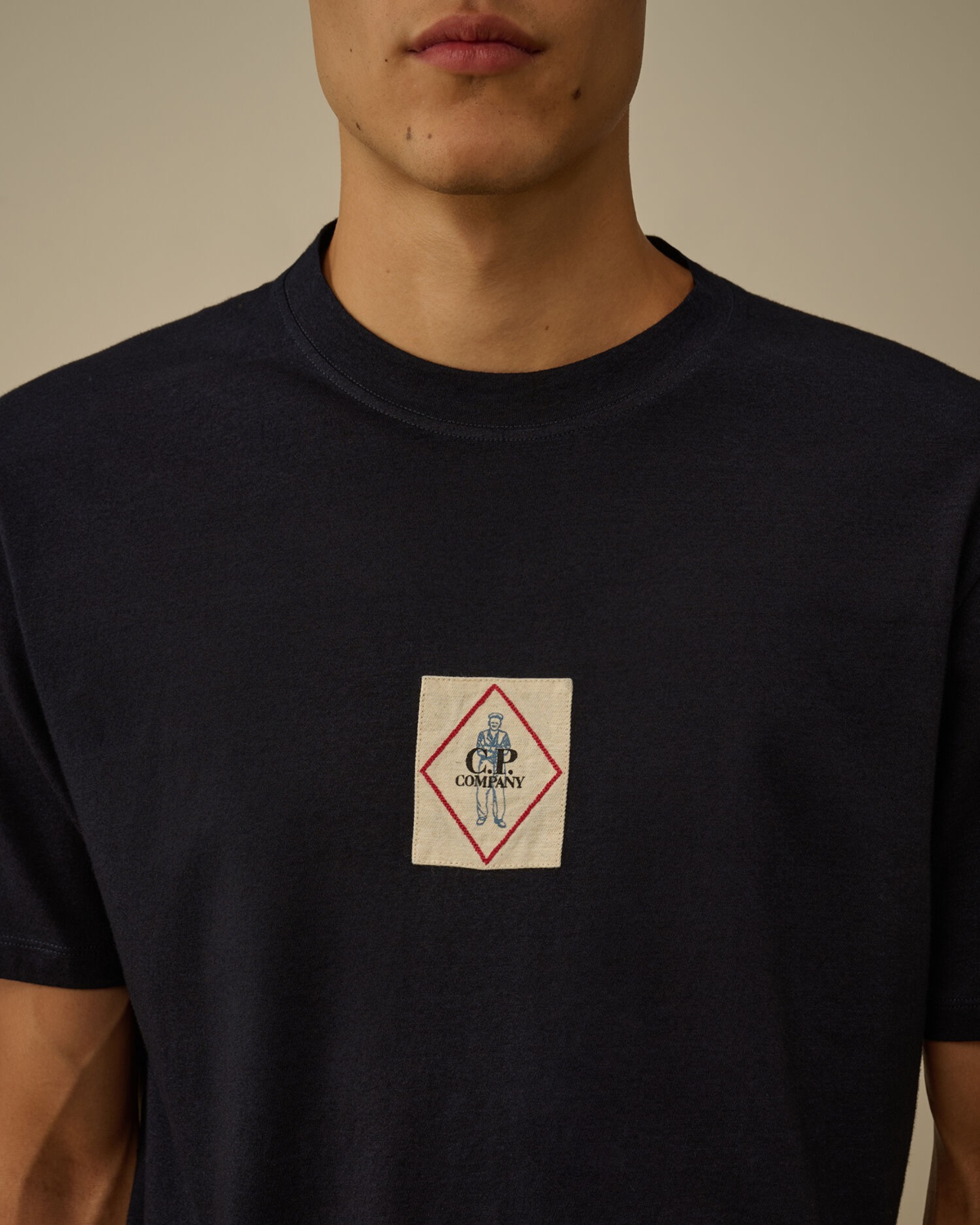 Cp Company T-shirt 19cmts178a D-blauw