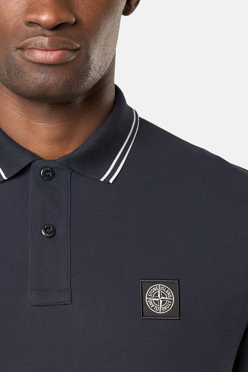Stone Island Polo K2k15 2200007 S0018 D-blauw