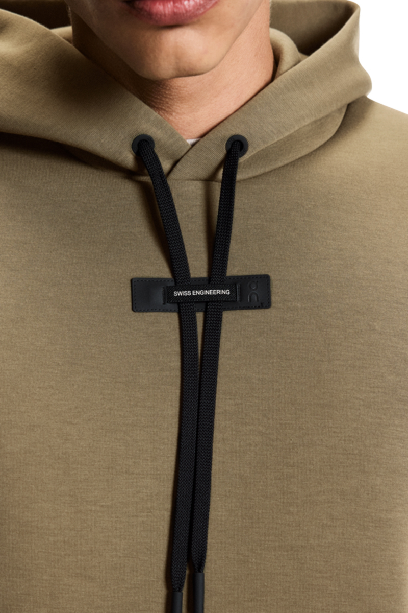 On Running Jogging Top Focus Tech Hoodie M-groen