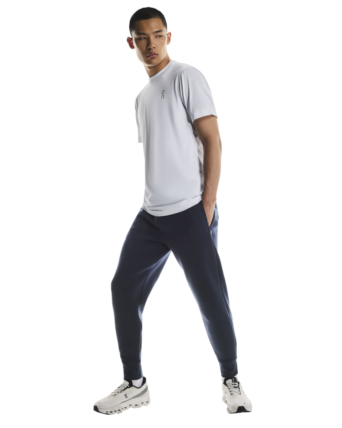 On Running Jogging Broek Focus Tech Sweatpants D-blauw