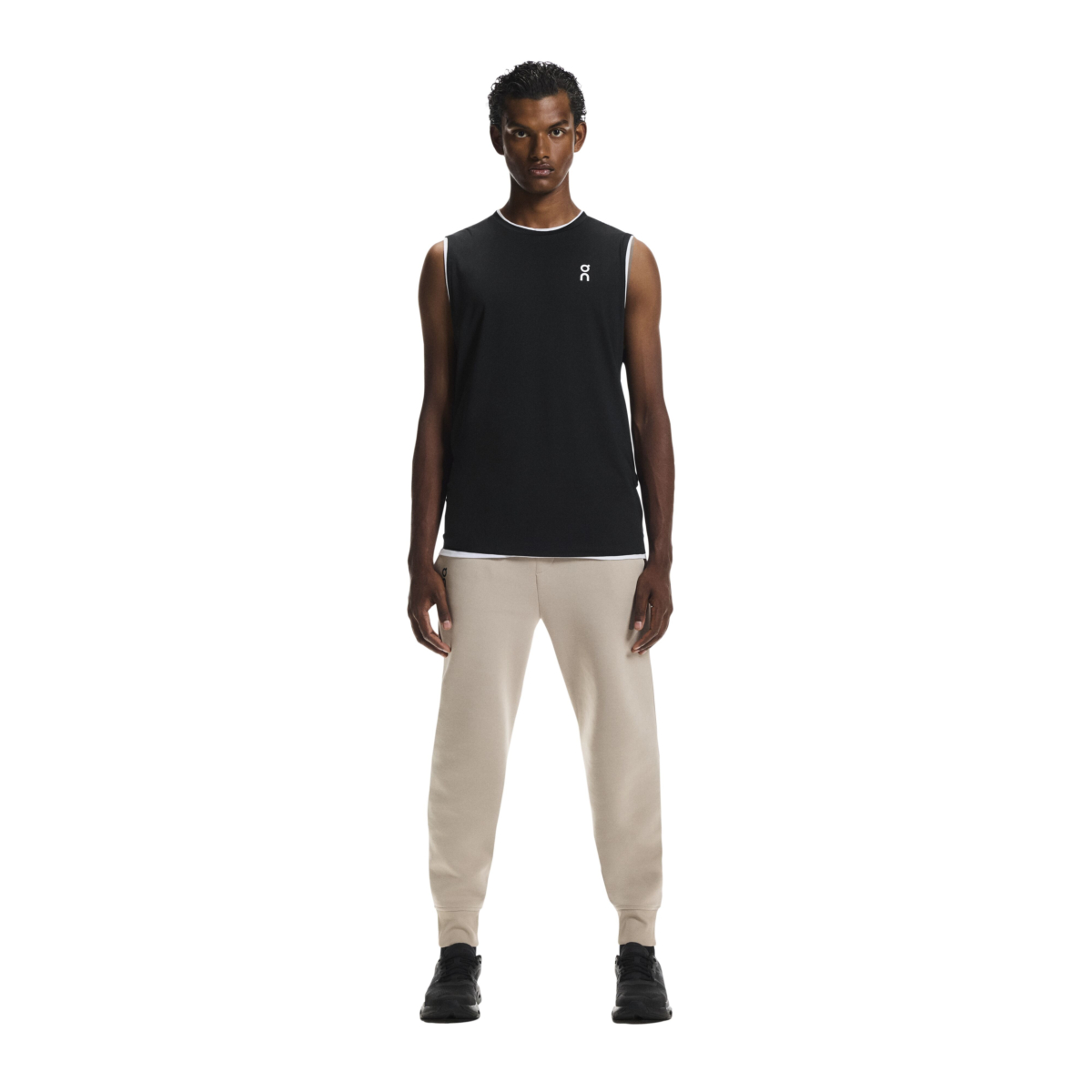 On Running Jogging Broek Focus Tech Sweatpants Beige
