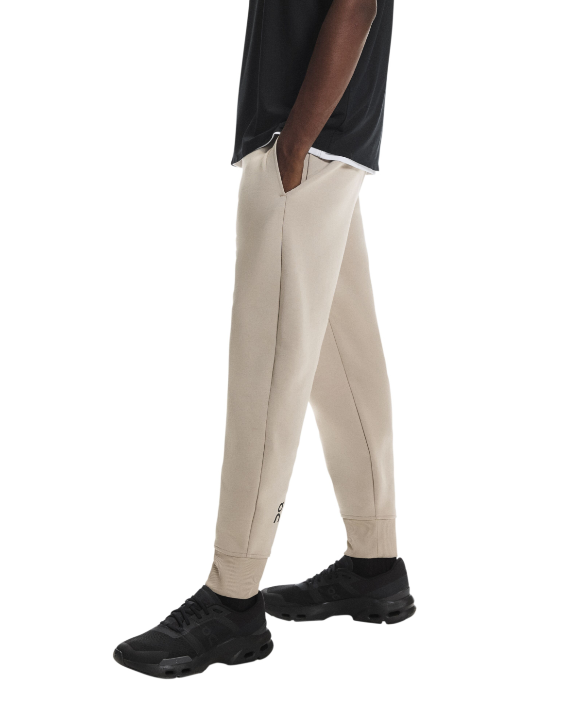 On Running Jogging Broek Focus Tech Sweatpants Beige