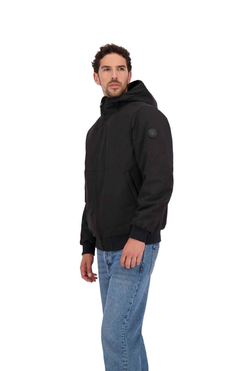 Airforce Jas Padded Bomber Zwart