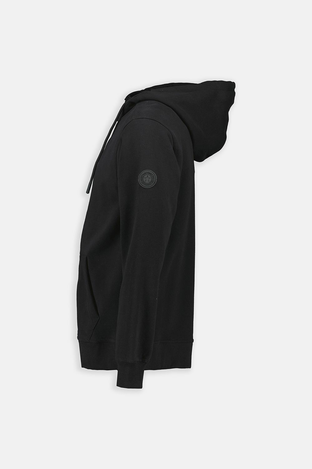Airforce Jogging Top Basic Hooded Zip Vest Zwart
