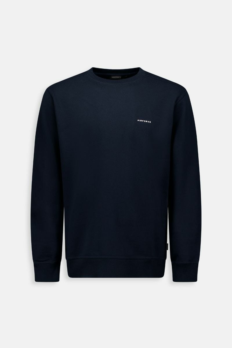 Airforce Sweater Basic Sweater D-blauw
