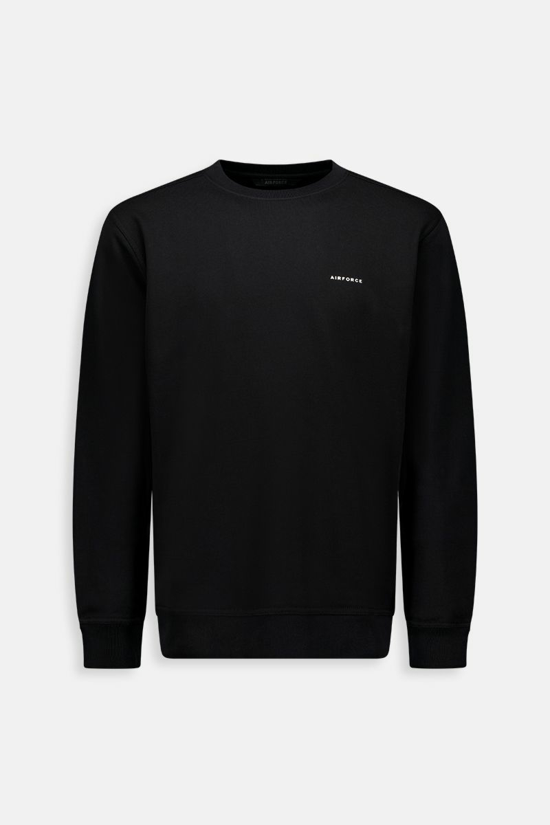 Airforce Sweater Basic Sweater Zwart