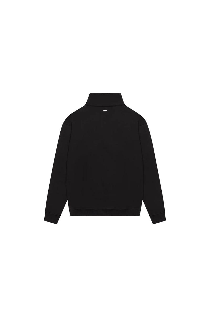 Croyez Sweater Etiquette Half-zip Sweater Zwart