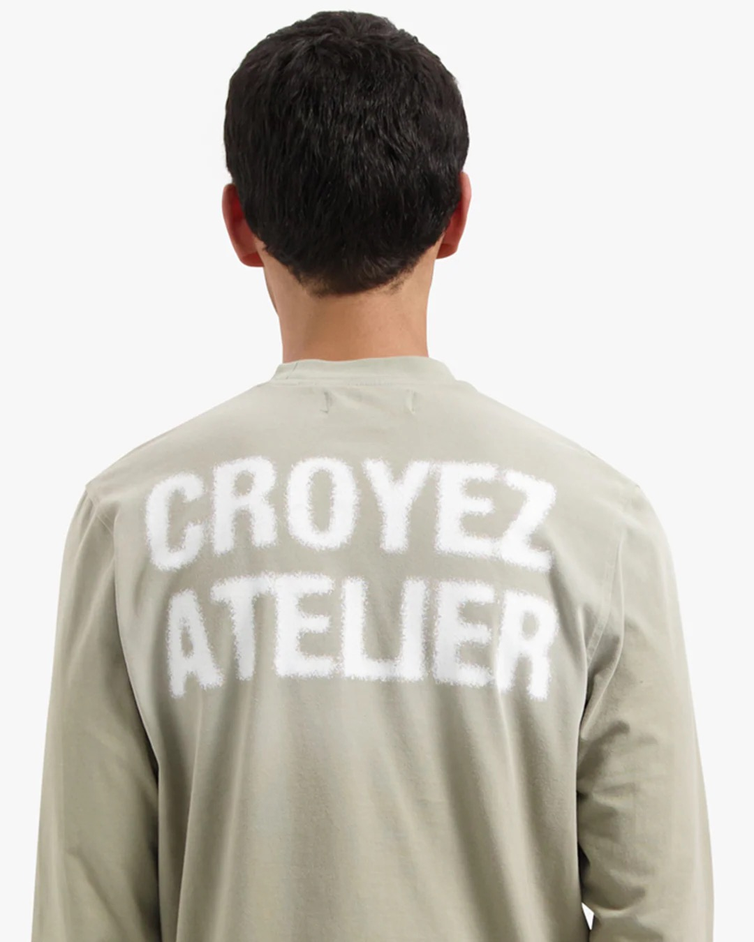 Croyez T-shirt Sprayed Atelier Longsleeve T-shirt Groen