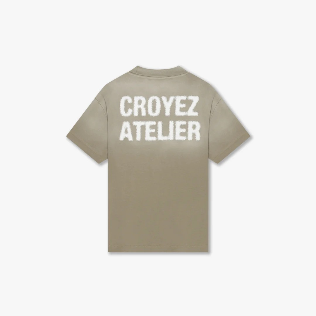 Croyez T-shirt Sprayed Atelier T-shirt Groen