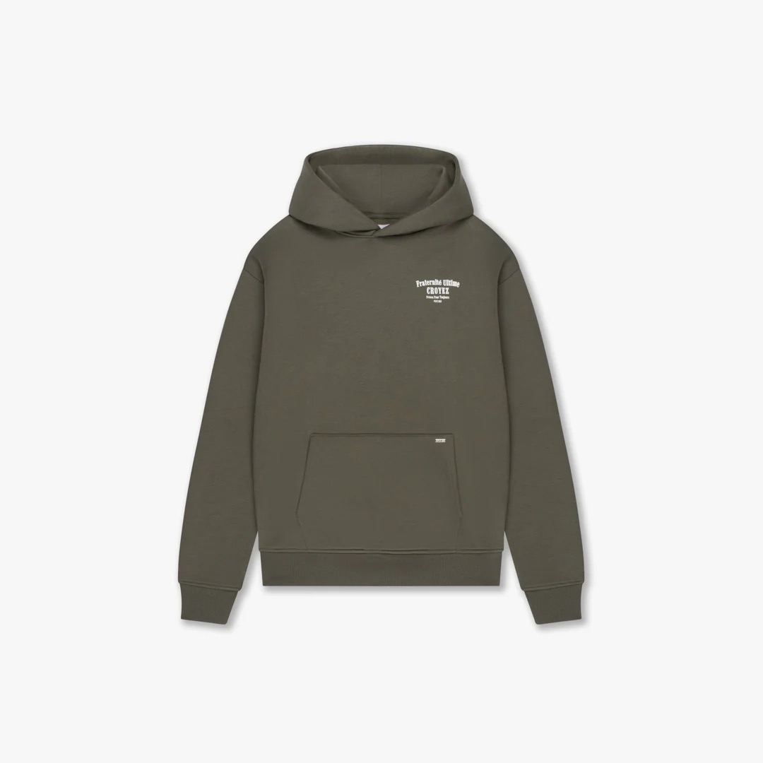 Croyez Sweater Fraternite Hoodie Groen