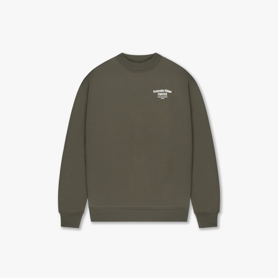 Croyez Sweater Fraternite Sweater Groen