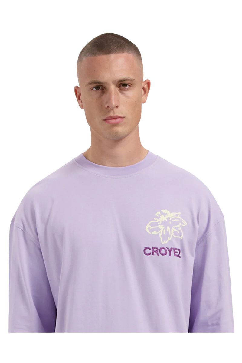 Croyez T-shirt Gardener Longsleeve T-shirts Paars