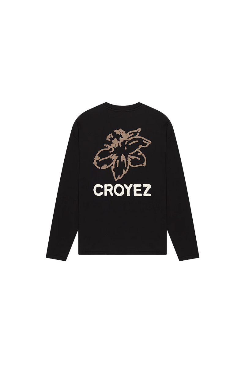 Croyez T-shirt Gardener Longsleeve T-shirts Zwart