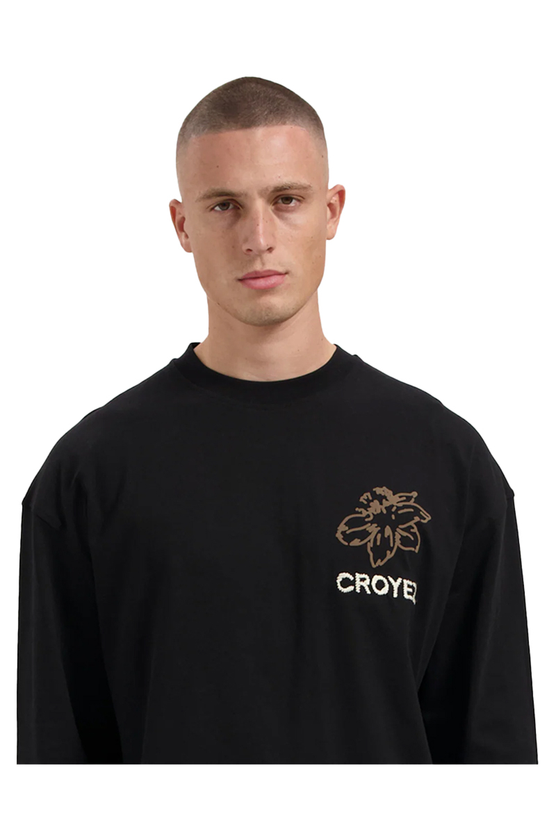 Croyez T-shirt Gardener Longsleeve T-shirts Zwart