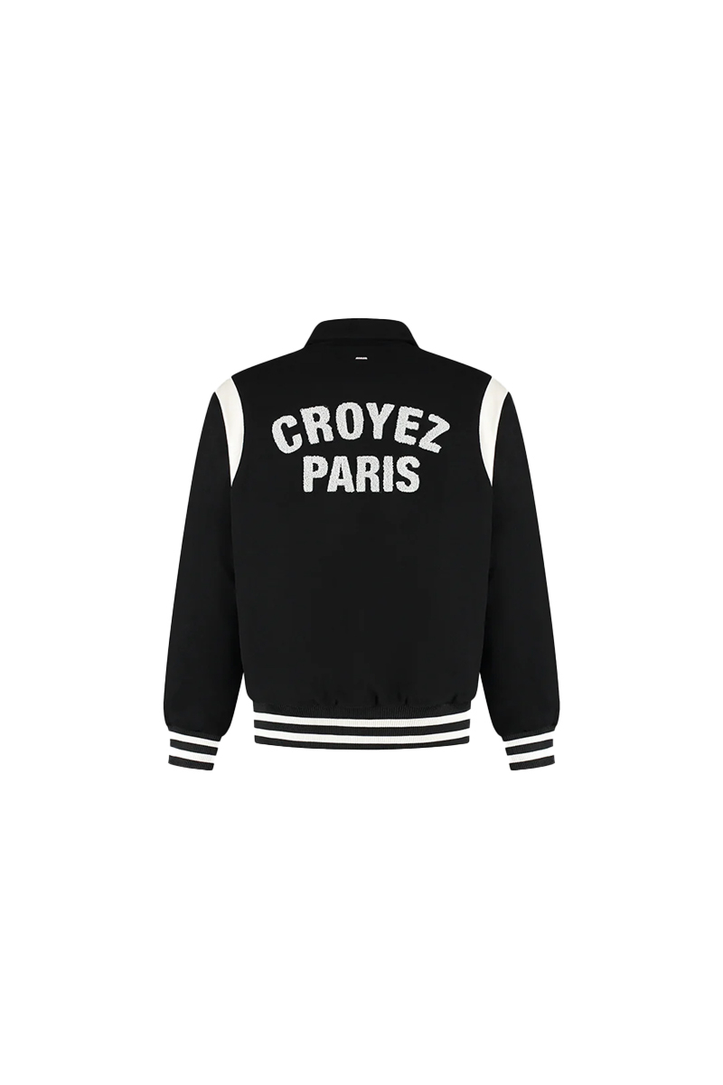 Croyez Jas Paris Varsity Jacket Zwart