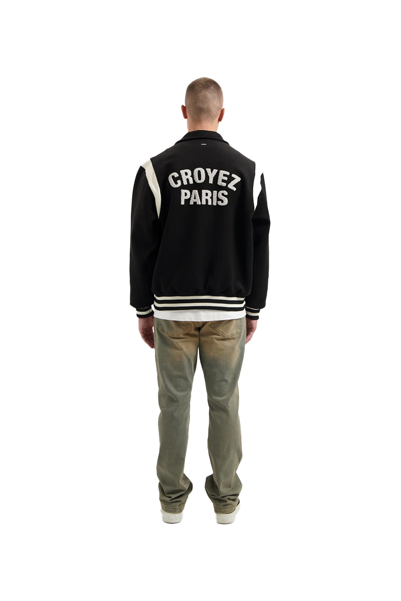 Croyez Jas Paris Varsity Jacket Zwart
