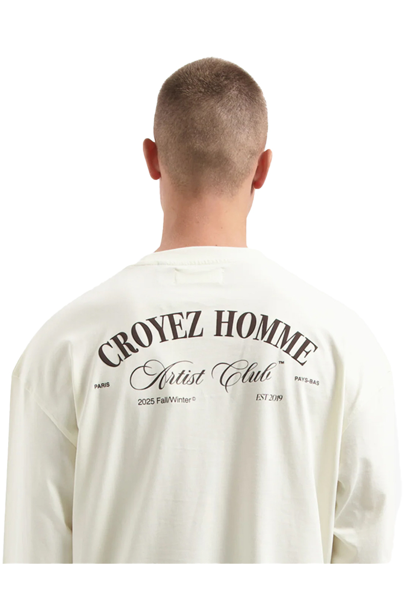 Croyez T-shirt Artist Club Longsleeve T-shirt Off White