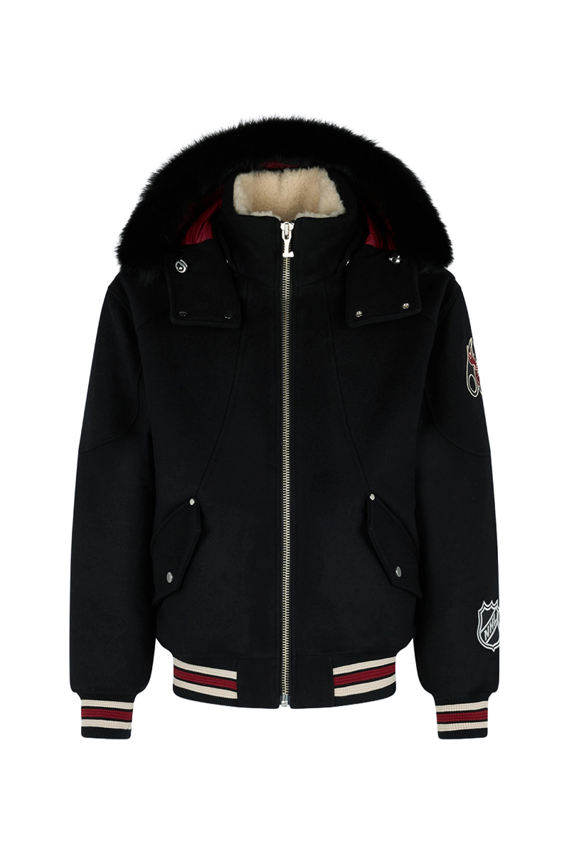 Moose Knuckles Jas Nhl X Moose Bomber Zwart