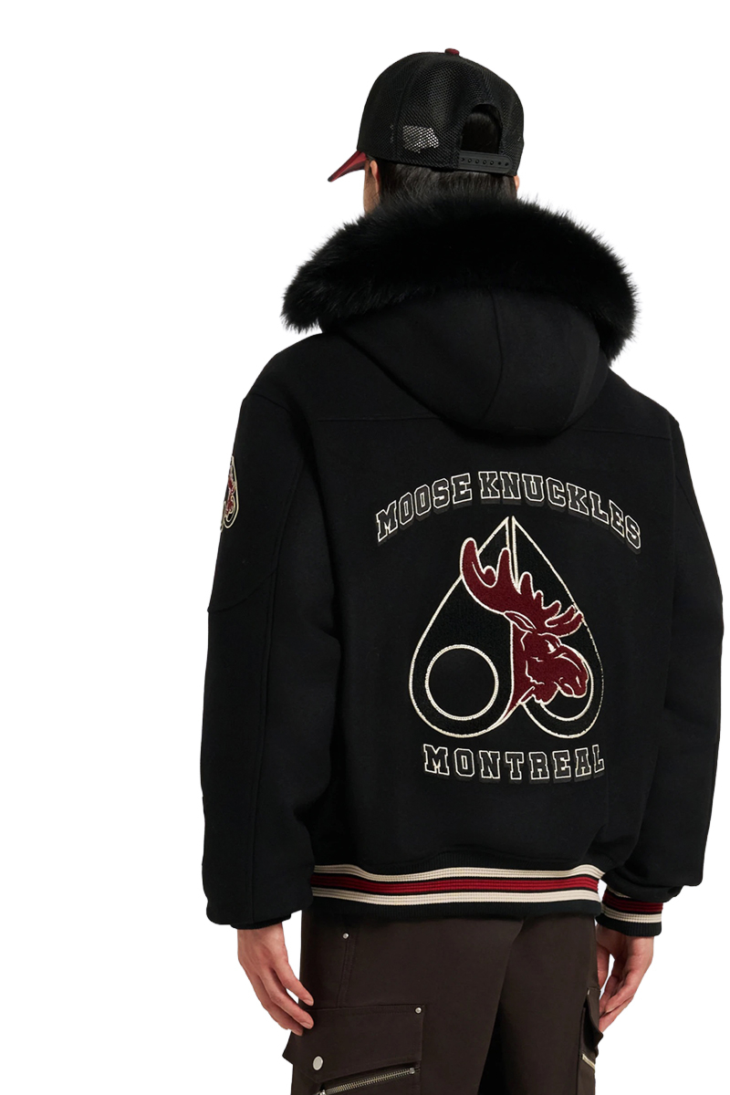 Moose Knuckles Jas Nhl X Moose Bomber Zwart