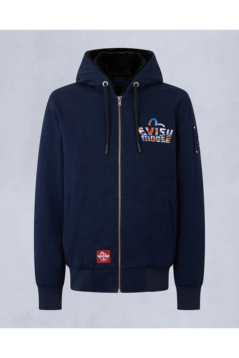 Moose Knuckles Jas Evisu X Moose Classic Bunny Blauw