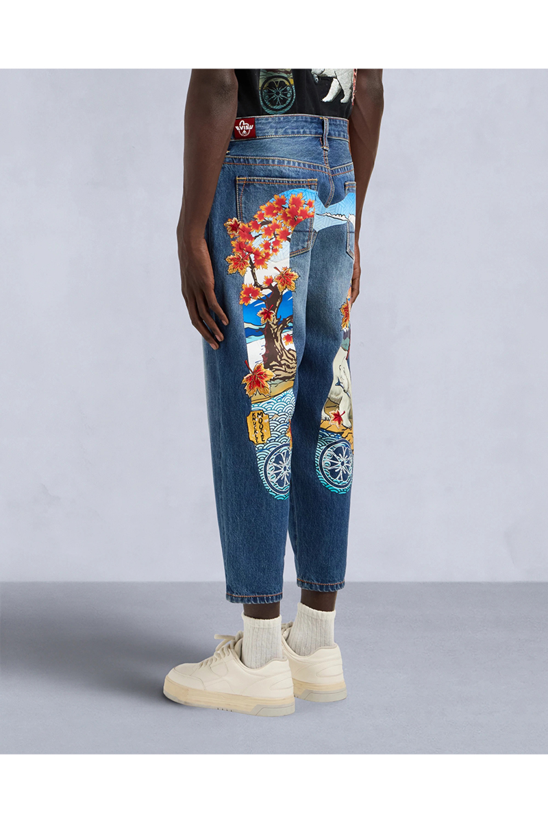 Moose Knuckles Jeans Evisu X Moose Denim Jeans Raw Denim