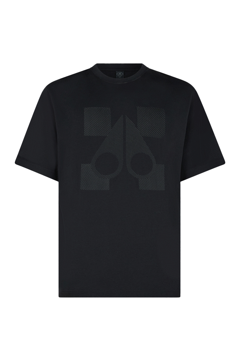 Moose Knuckles T-shirt Finchley Tee Zwart