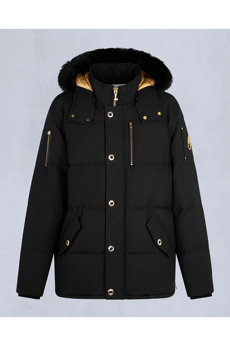Moose Knuckles Jas Gold 3q Jacket Zwart - Goud