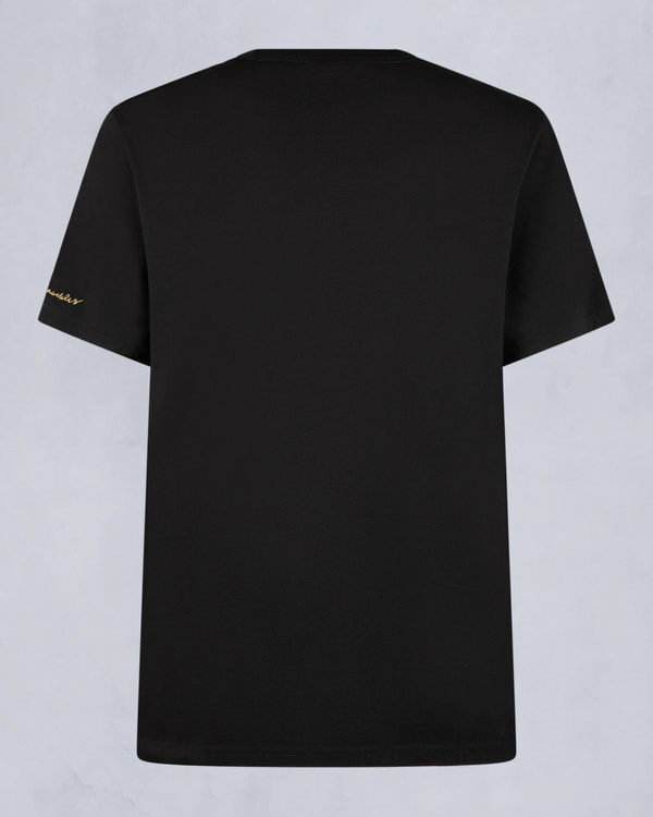 Moose Knuckles T-shirt Augstine Tee Gold Zwart - Goud