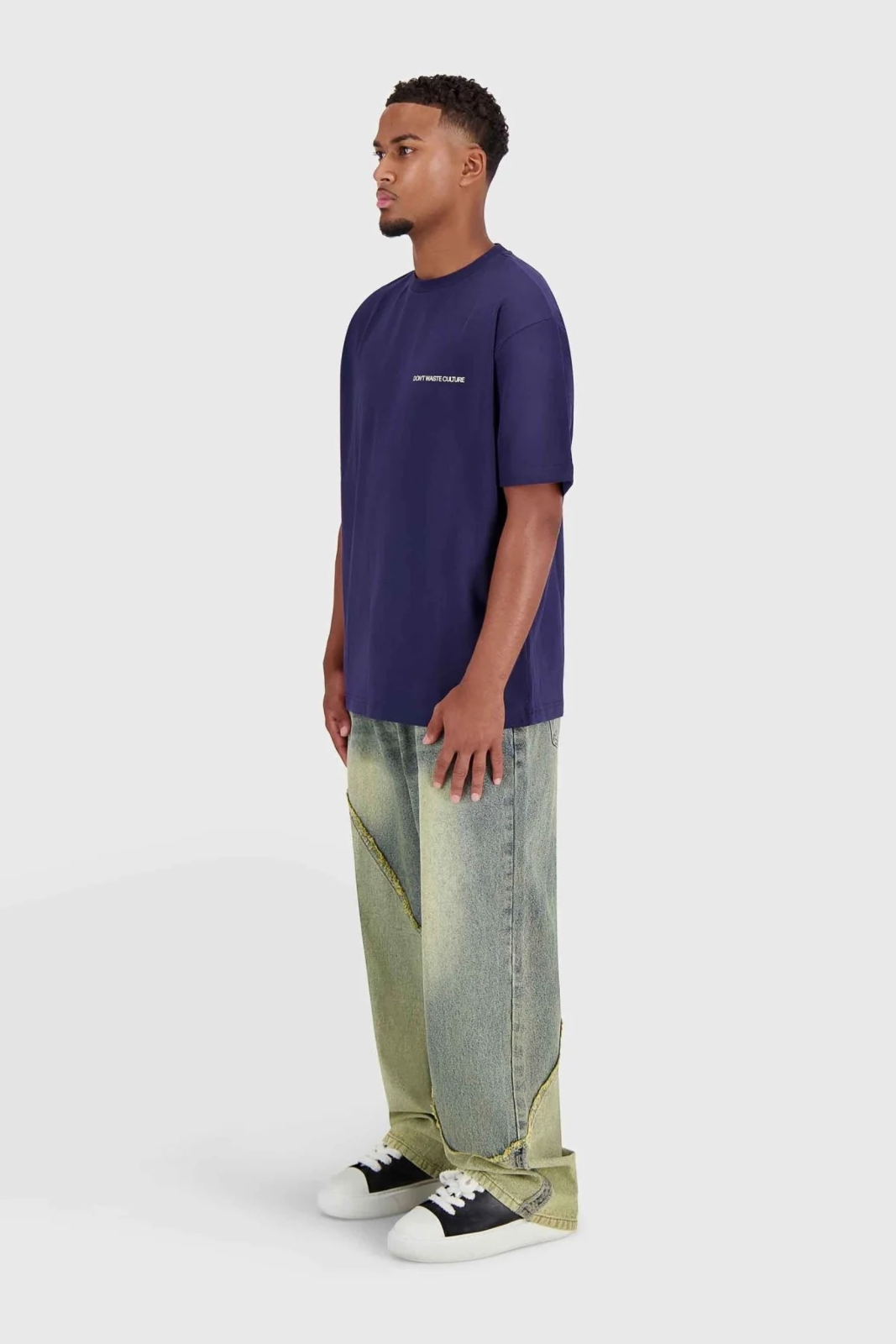 Dont Waste Culture T-shirt Erevan D-blauw