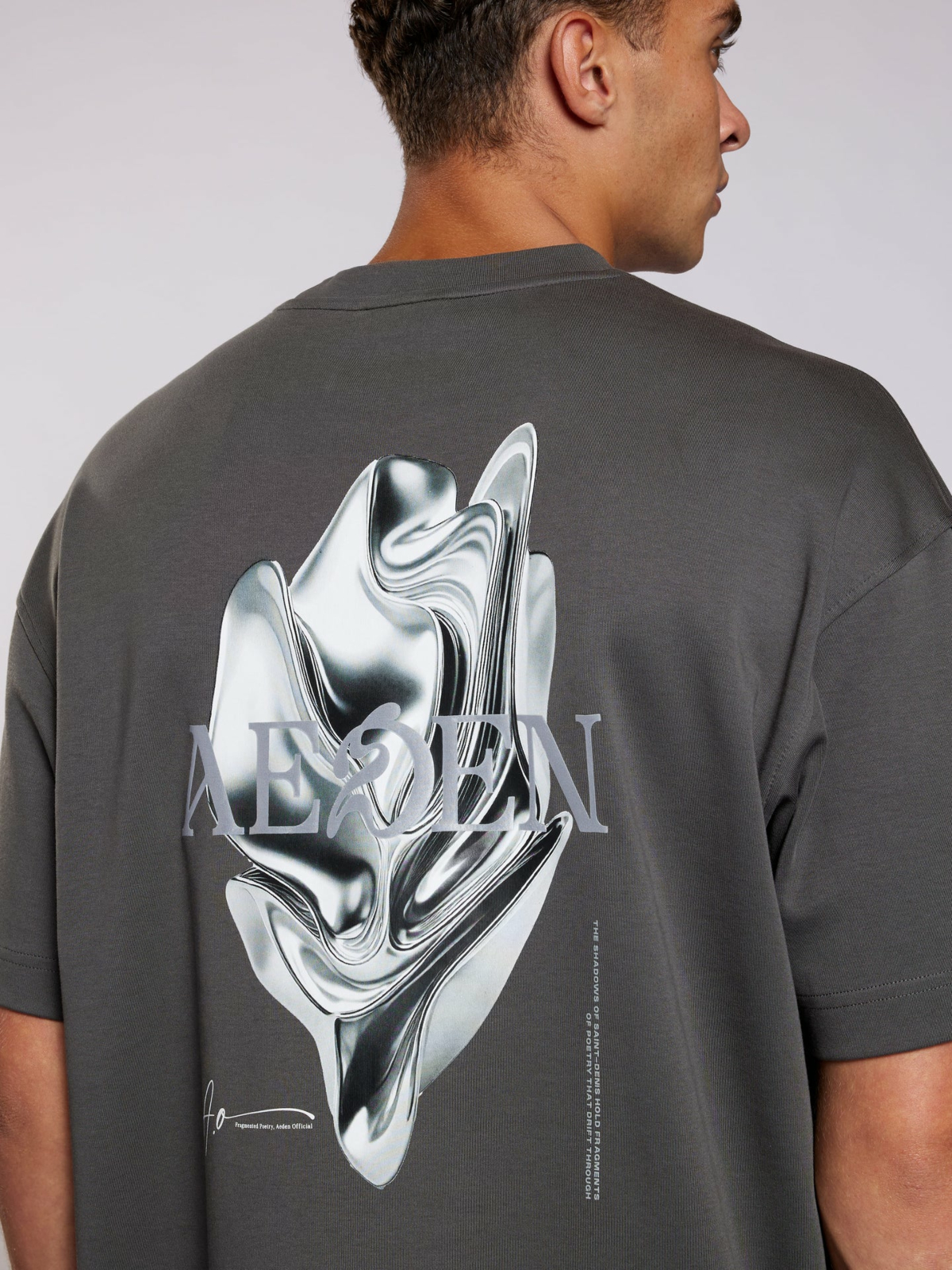 Aeden T-shirt Mickey Tee D-grijs