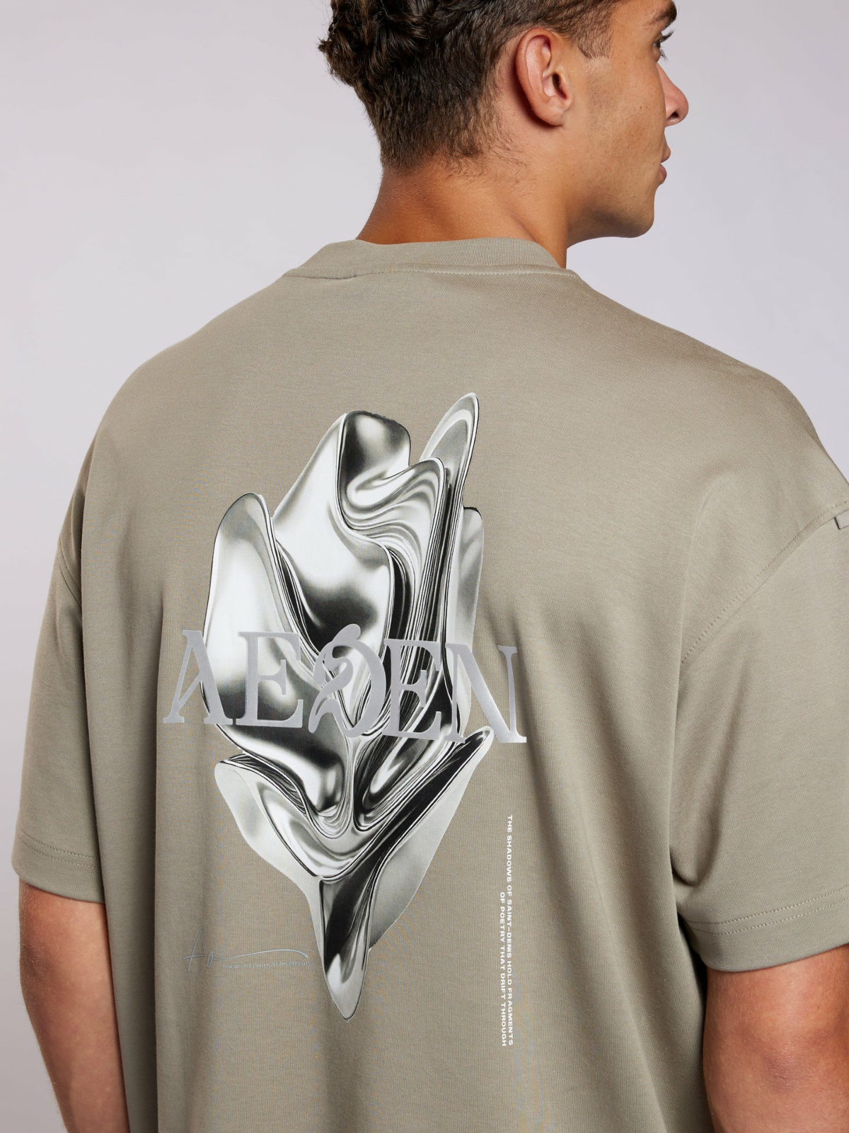 Aeden T-shirt Mickey Tee M-groen