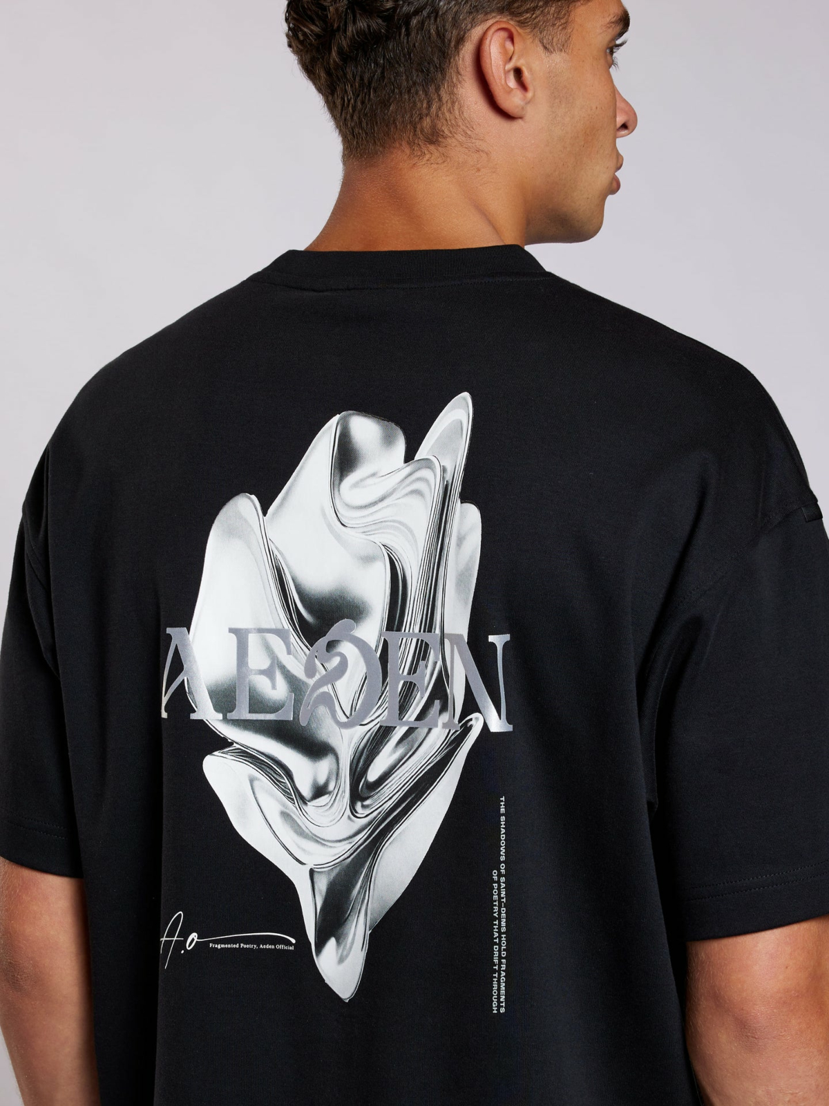 Aeden T-shirt Mickey Tee Zwart