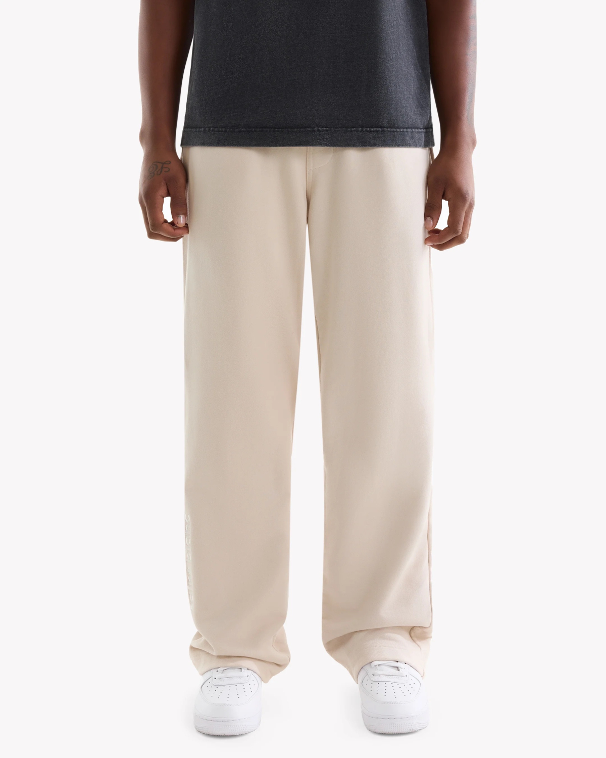 Saint Blanc Jogging Broek Oblique Loose Jogger Beige