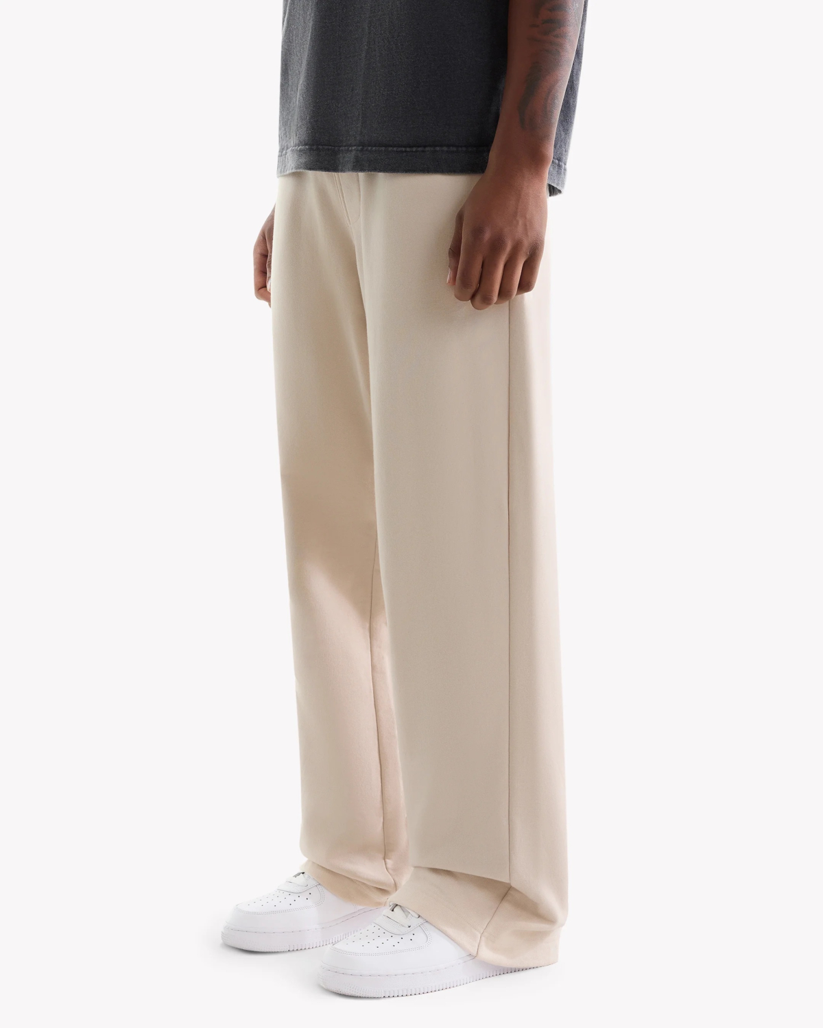 Saint Blanc Jogging Broek Oblique Loose Jogger Beige