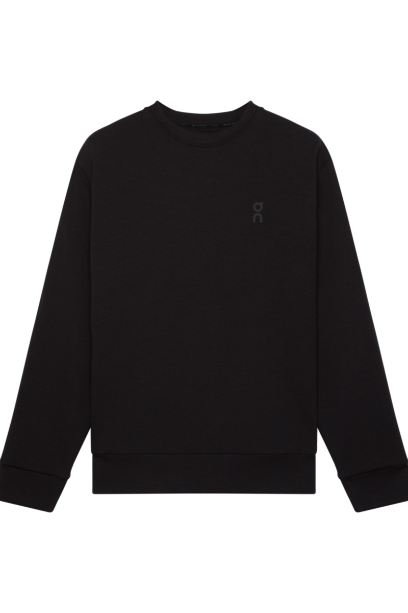On Running Sweater Focus Tech Crew  Zwart