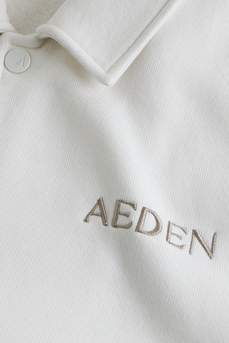 Aeden Sweater Sage Vest Off White