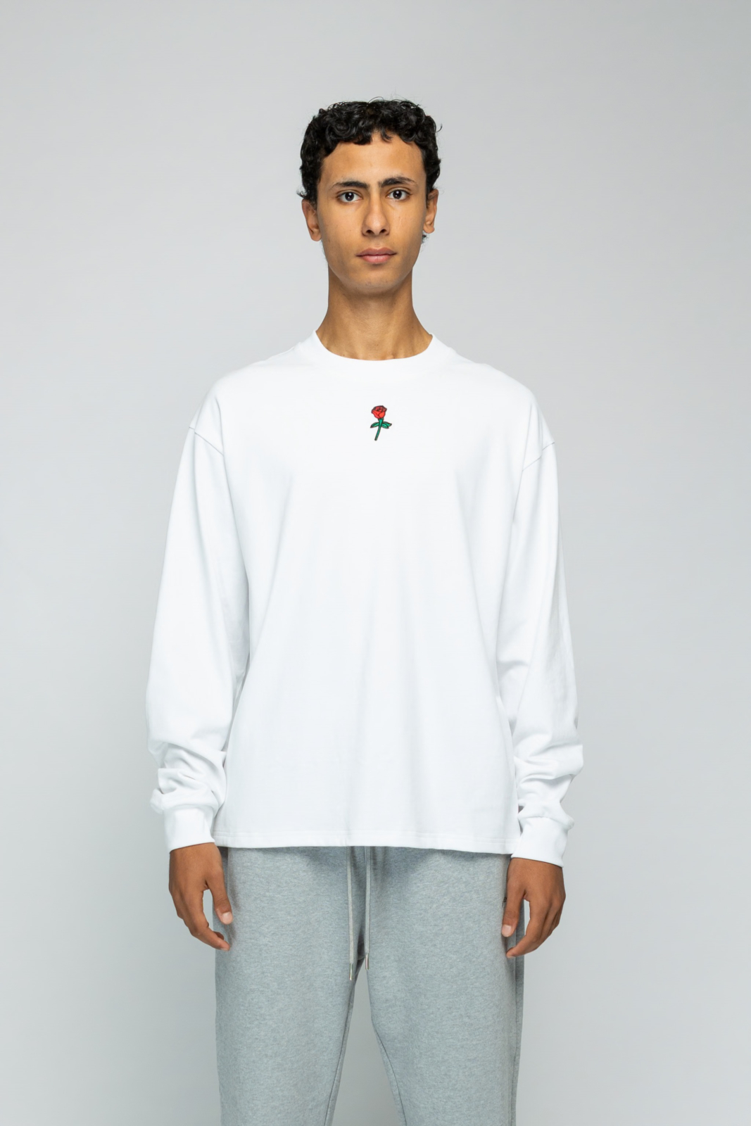 Stranger Society T-shirt Garden Logo Longsleeve Wit