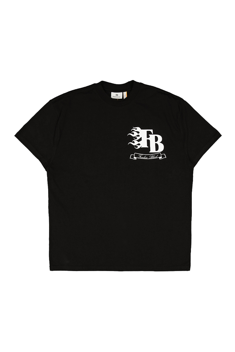 Fearless Blood T-shirt Fire Zwart