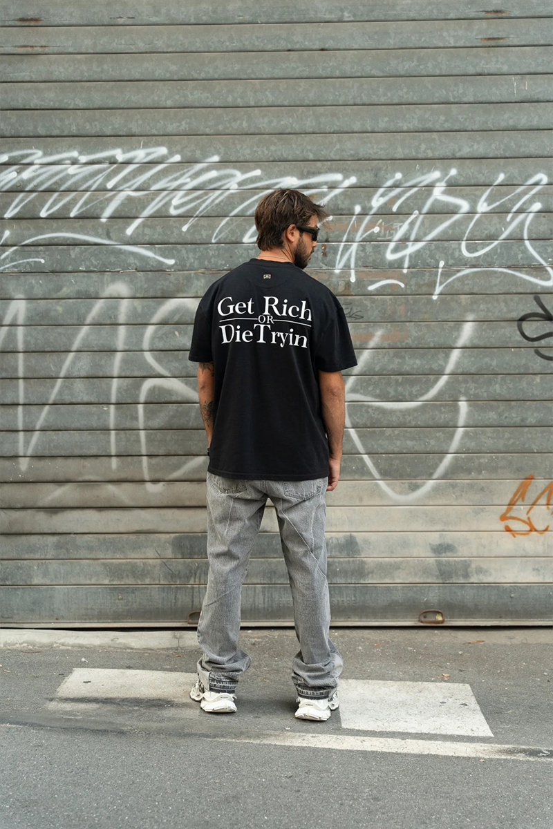 Fearless Blood T-shirt Fire Zwart