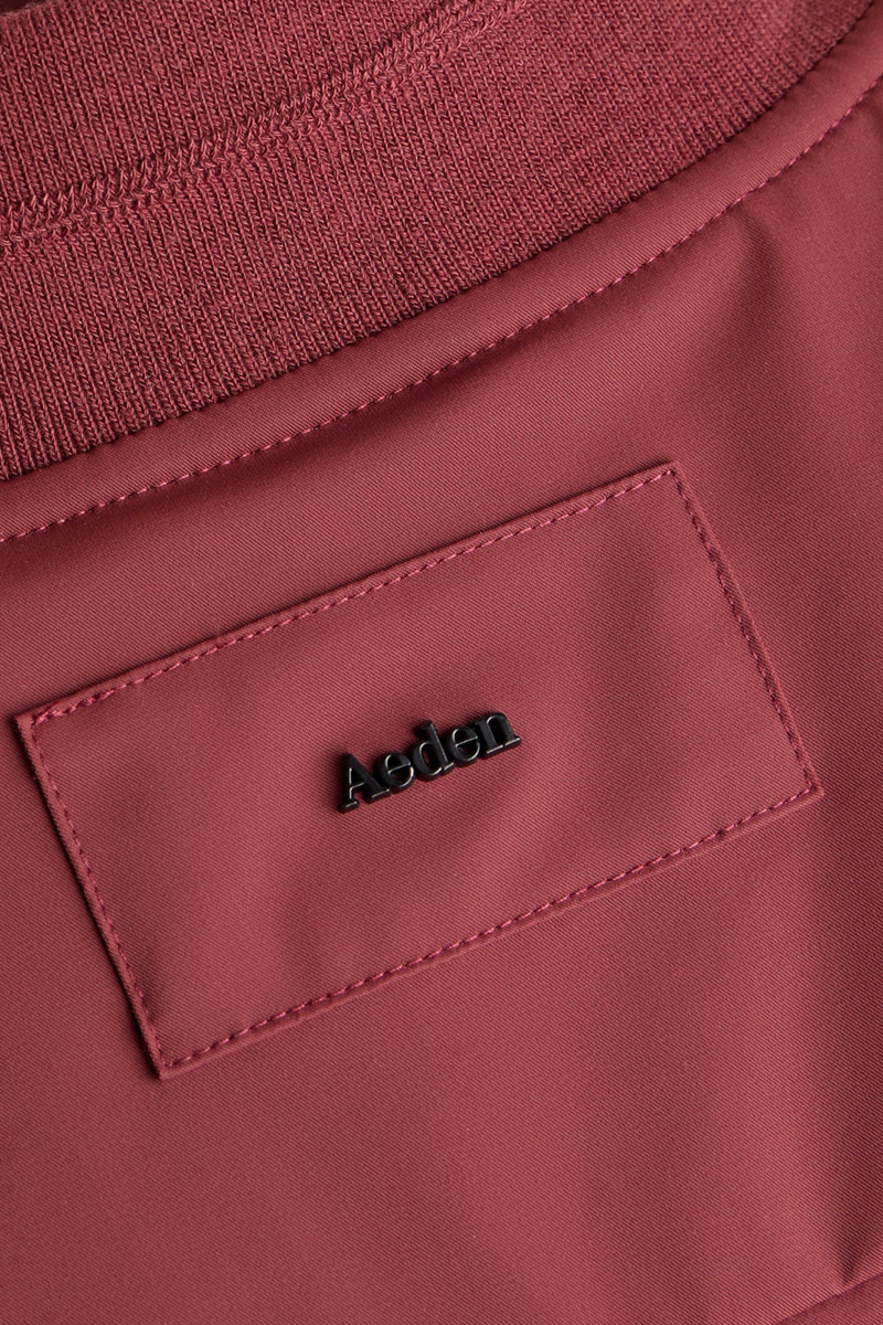 Aeden Jas Darnel Bomber Jacket Bordeaux