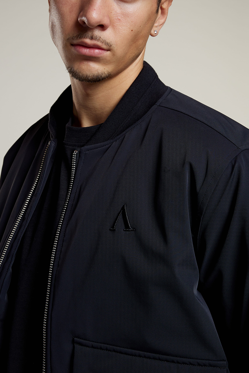 Aeden Jas Darnel Bomber Jacket Zwart