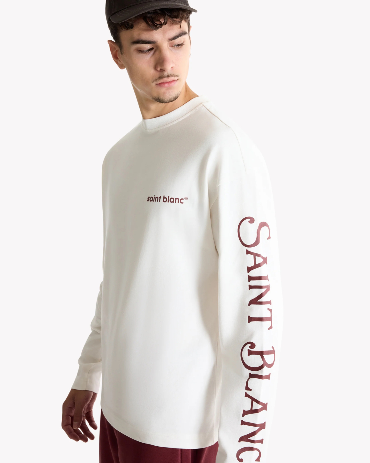 Saint Blanc T-shirt Whisper Long Shirt Wit