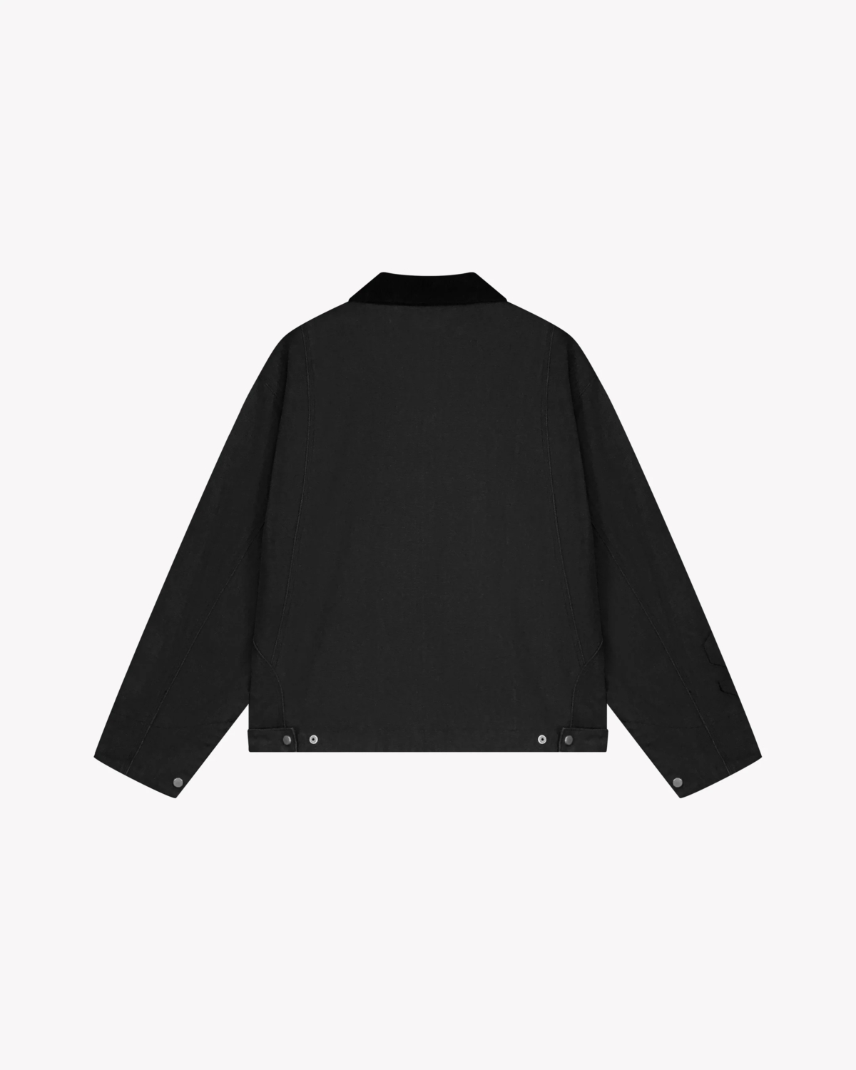 Saint Blanc Jas Garments Collectieve Distressed Jacket Zwart