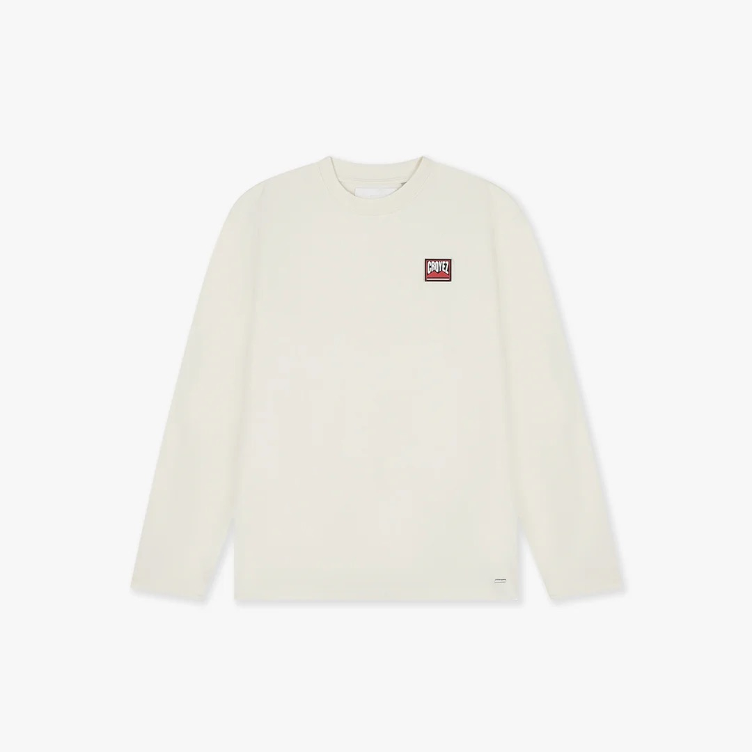 Croyez T-shirt Patch Longsleeves Off White