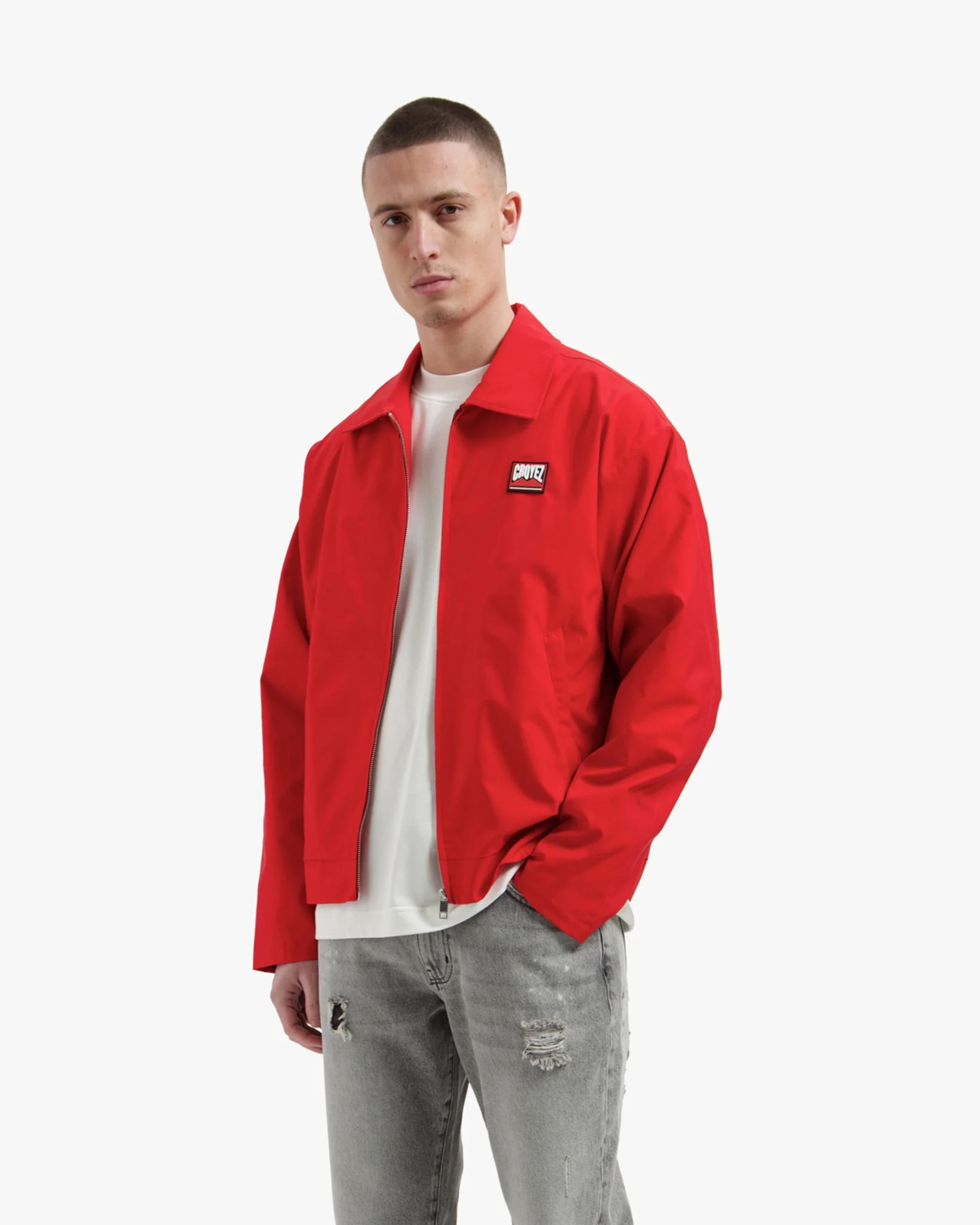 Croyez T-shirt Patch Jacket Rood