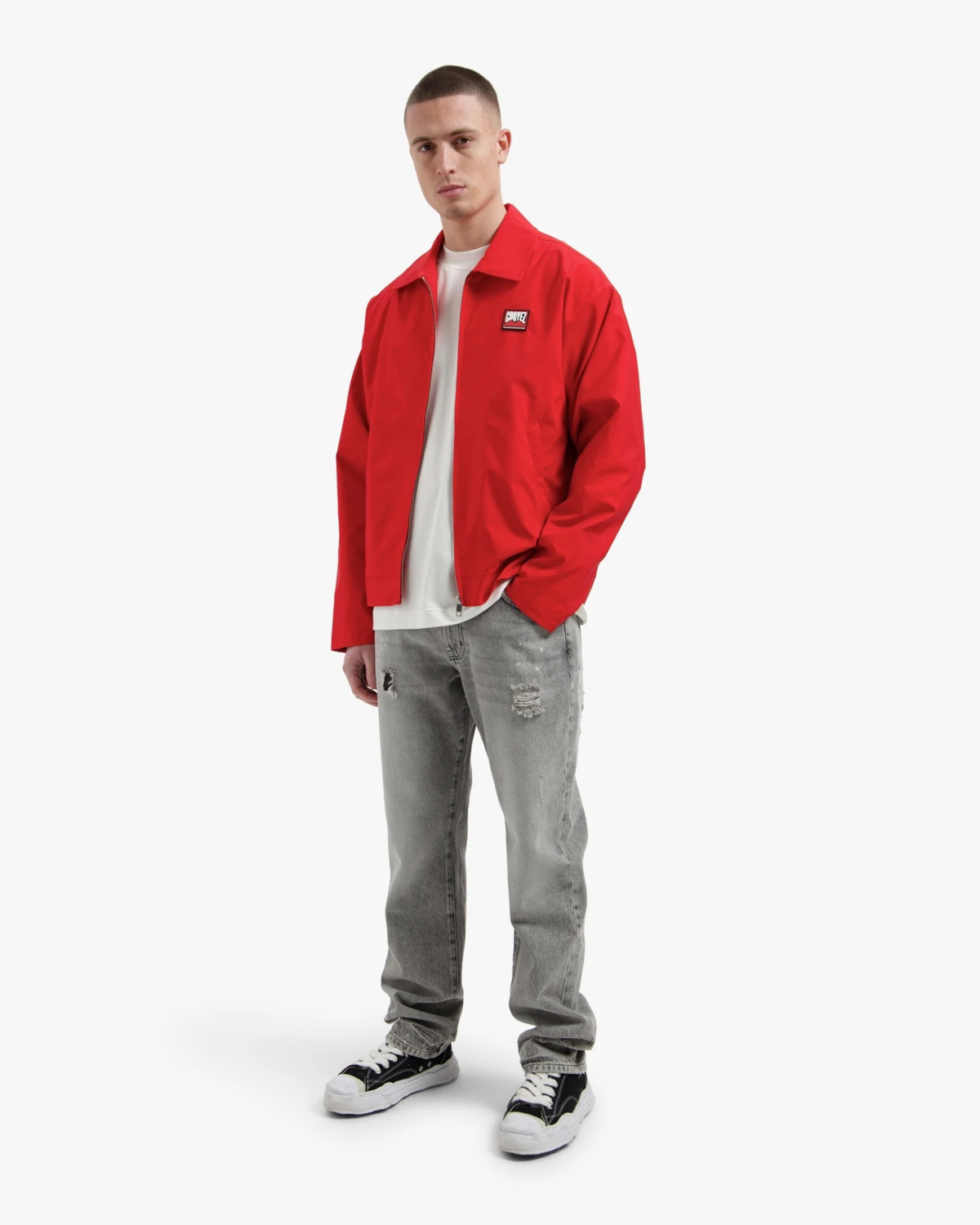 Croyez T-shirt Patch Jacket Rood