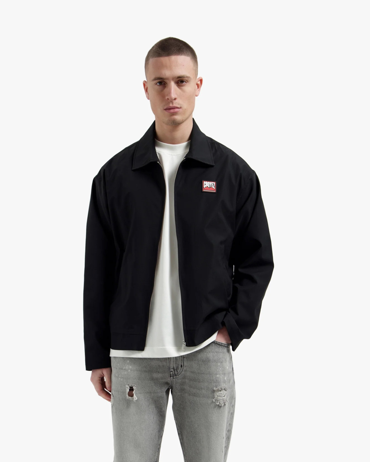 Croyez T-shirt Patch Jacket Zwart