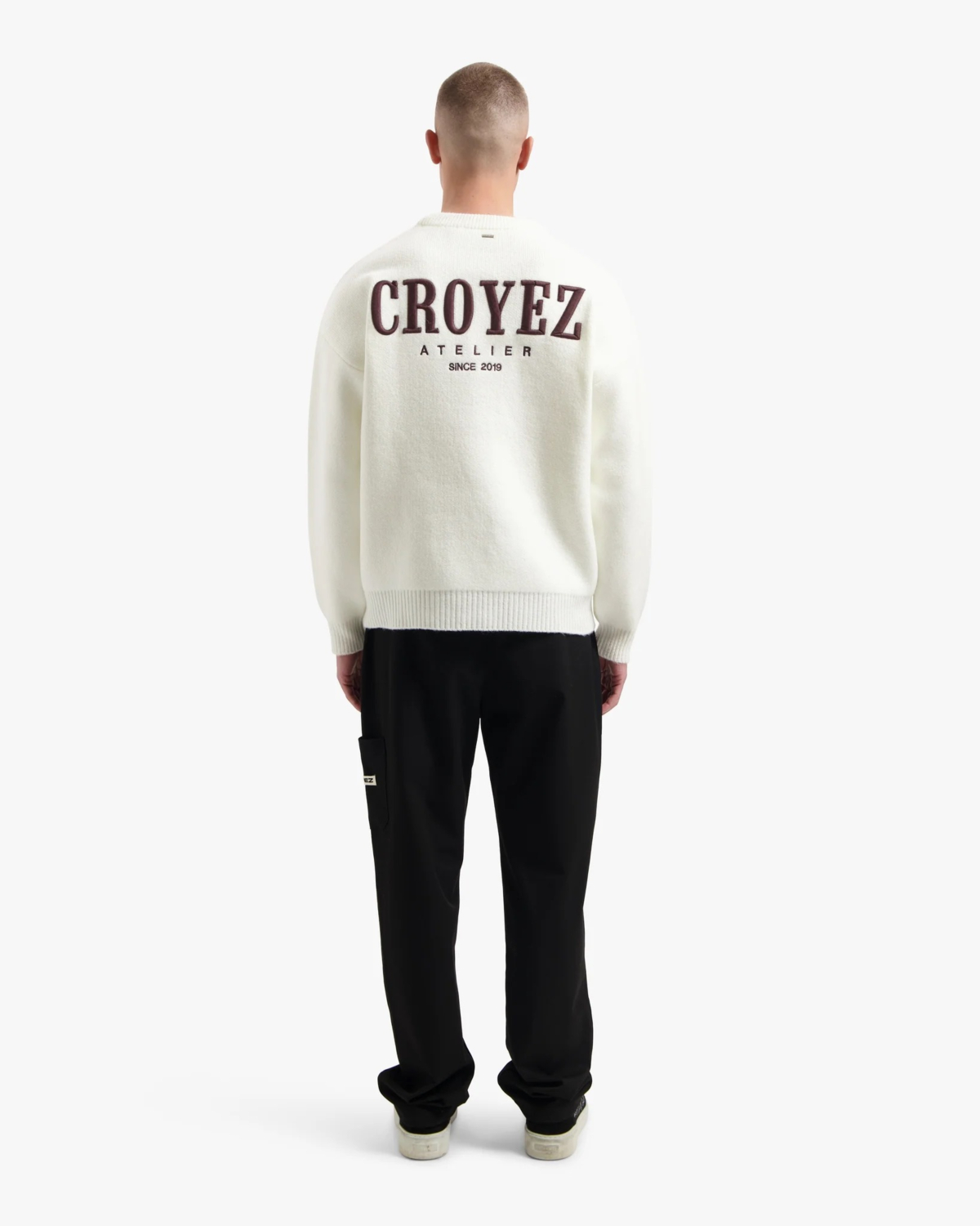Croyez Trui Gallery Knit Sweater Wit