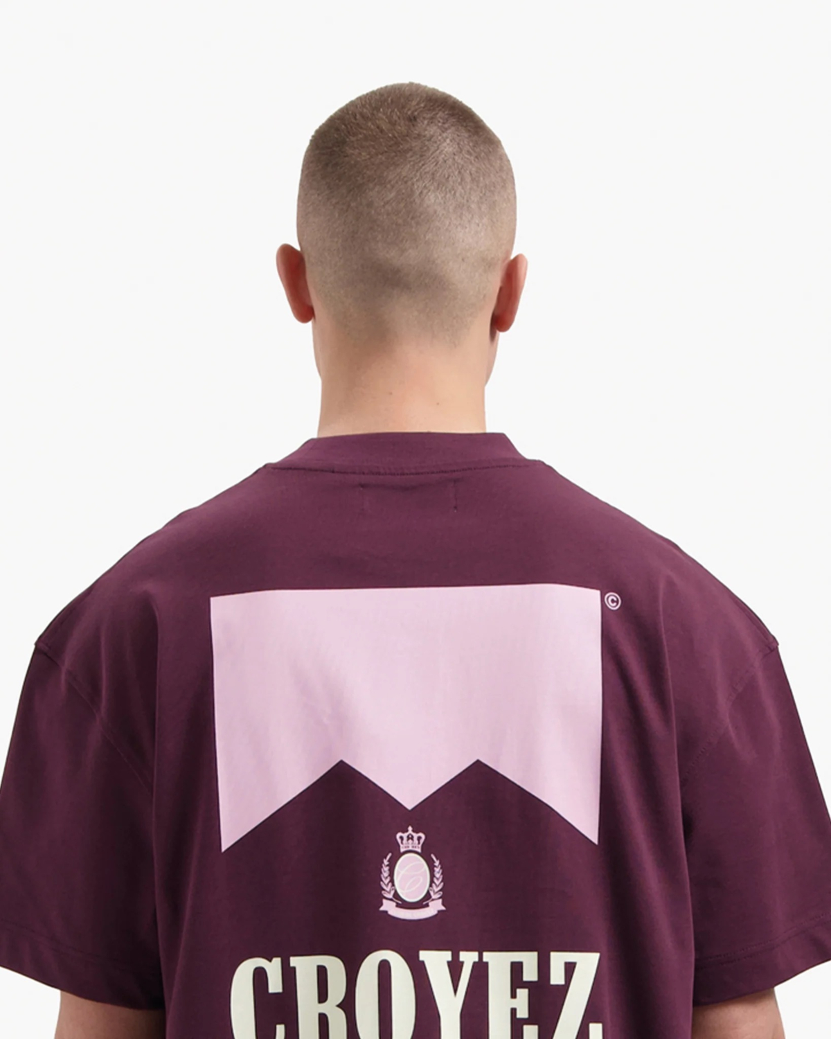 Croyez T-shirt Maison Fumes T-shirt Bordeaux